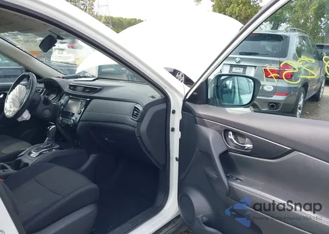 2017 Nissan Rogue Sv z USA, uszkodzony, nr VIN 5N1AT2MV3HC778635